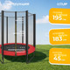Миниатюра изображения товара Батут GoUP Prestige-D183/6FT (с сеткой, красный)