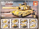 Миниатюра изображения товара Конструктор Huada Военный танк 22031