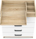 Миниатюра изображения товара Комод пеленальный Атон Marvin (дуб сонома/белый)