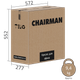 Миниатюра изображения товара Кресло офисное Chairman 033 (ткань T-55 серый)
