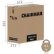 Миниатюра изображения товара Кресло офисное Chairman 033 (ткань T-84 черный)