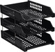 Миниатюра изображения товара Лоток для бумаг Стамм Strong / ЛТГ-63795 (черный, 3шт)