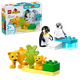 Миниатюра изображения товара Конструктор Lego Duplo Семейства диких животных: Пингвины и Львы / 10442