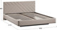 Миниатюра изображения товара Полуторная кровать ТриЯ Кевия Тип 1 140x200 (велюр Confetti Smoke)