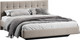 Миниатюра изображения товара Полуторная кровать ТриЯ Эмма Тип 1 140x200 (велюр Confetti Smoke)