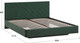 Миниатюра изображения товара Двуспальная кровать ТриЯ Кевия Тип 1 180x200 (велюр Confetti Deep forest)