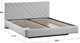 Миниатюра изображения товара Двуспальная кровать ТриЯ Кевия Тип 1 180x200 (велюр Confetti Silver)