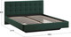 Миниатюра изображения товара Двуспальная кровать ТриЯ Эмма Тип 1 180x200 (велюр Confetti Deep forest)