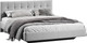 Миниатюра изображения товара Двуспальная кровать ТриЯ Эмма Тип 1 180x200 (велюр Confetti Silver)
