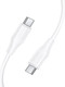 Миниатюра изображения товара Кабель Hoco X124 Type-C to Type-C (1м, белый)