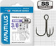 Миниатюра изображения товара Набор крючков рыболовных NAUTILUS 1X Round Premium Series 6063SS № 3/0 / 05-00310278 (4шт)