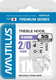 Миниатюра изображения товара Набор крючков рыболовных NAUTILUS 1X Round Premium Series 6063SS № 2/0 / 05-00310279 (4шт)