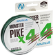 Миниатюра изображения товара Леска плетеная NAUTILUS Monster Pike Braid X4 Dark Green d-0.38 31.7кг 70lb /06-24300333 (150м)