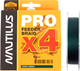 Миниатюра изображения товара Леска плетеная NAUTILUS Pro Feeder Braid Dark Green d-0.10 4.1кг 9lb / 06-24259516 (150м)