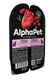 Миниатюра изображения товара Влажный корм для кошек AlphaPet Superpremium с говядиной и малиной в соусе (15x80г)