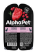 Миниатюра изображения товара Влажный корм для кошек AlphaPet Superpremium с говядиной и малиной в соусе (15x80г)