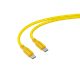 Миниатюра изображения товара Кабель Atomic Elgato USB-C-USB-C PD 60W / 30.376 (1.5м, желтый)