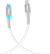 Миниатюра изображения товара Кабель Atomic Ledit Usb-C-Lightning PD 27W LED / 30.373 (1.2м, белый)