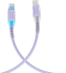 Миниатюра изображения товара Кабель Atomic Ledit USB-C-USB-C PD 60W LED / 30.371 (1.2м, фиолетовый)