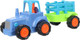 Миниатюра изображения товара Развивающий игровой набор Умка С прицепом Синий трактор / 1709A018-R1