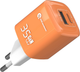 Миниатюра изображения товара Зарядное устройство сетевое Atomic Crystal G351 GAN 35W USB A+C с кабелем USB С-С / 10.197 (оранжевый)