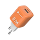 Адаптер питания сетевой Atomic Crystal G351 GAN 35W USB A+C / 10.196 (оранжевый) — фото 5
