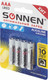 Миниатюра изображения товара Комплект батареек Sonnen AAA LR03 / 451088 (4шт)