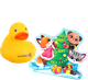 Миниатюра изображения товара Набор игрушек для ванной Крошка Я Макси-пазлы с резиновой уточкой / 10871106
