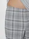 Миниатюра изображения товара Комплект домашней одежды Mark Formelle 591044 (р.96-86-182/188, светло-серый/светло-серая клетка)