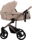 Миниатюра изображения товара Детская универсальная коляска Bebetto Magnum Light Se Pro 2в1 (01, светло-бежевая кожа, бежевая рама)