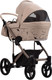 Миниатюра изображения товара Детская универсальная коляска Bebetto Magnum Light Se Pro 2в1 (01, светло-бежевая кожа, бежевая рама)