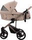 Миниатюра изображения товара Детская универсальная коляска Bebetto Magnum Light Se Pro 2в1 (01, светло-бежевая кожа, бежевая рама)