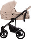 Миниатюра изображения товара Детская универсальная коляска Bebetto Magnum Light Se Pro 2в1 (01, светло-бежевая кожа, черная рама)