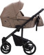 Миниатюра изображения товара Детская универсальная коляска Bebetto Magnum Light Se Pro 2в1 (05, темно-бежевая кожа, черная рама)