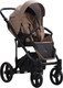 Миниатюра изображения товара Детская универсальная коляска Bebetto Magnum Light Se Pro 2в1 (05, темно-бежевая кожа, черная рама)