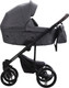 Миниатюра изображения товара Детская универсальная коляска Bebetto Magnum Light Se Pro 2в1 (07, темно-серая кожа, черная рама)
