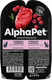 Миниатюра изображения товара Влажный корм для кошек AlphaPet Superpremium с говядиной и малиной в соусе (80г)