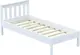 Миниатюра изображения товара Односпальная кровать Савушка Савушка-10 90x200 / КС-10-Б-90Х200 (белый)
