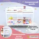 Миниатюра изображения товара Двухъярусная кровать детская Савушка Савушка-05 80x160 (белый)