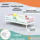 Миниатюра изображения товара Кровать-тахта детская Савушка Савушка-04 90x200 (розовый)