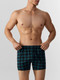 Миниатюра изображения товара Трусы мужские Mark Formelle 411152 (р.98-108, черная клетка на зеленом)