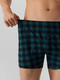 Миниатюра изображения товара Трусы мужские Mark Formelle 411152 (р.106-116, черная клетка на зеленом)