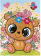 Миниатюра изображения товара Набор алмазной вышивки MultiArt Кристальная мозаика Милый мишка / CRYST-108989