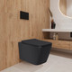 Миниатюра изображения товара Унитаз подвесной Lauter Magdeburg с жест. сиденьем Soft Close 21103EC + Breez 21GN7072BM (черный матовый, скрытое крепление)