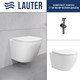 Миниатюра изображения товара Унитаз подвесной Lauter Vortex 2110830VP + Breez 21GN7072BM
