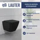Миниатюра изображения товара Унитаз подвесной Lauter Nuremberg 21811B черный + Breez 21GN7072BM