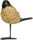 Миниатюра изображения товара Статуэтка Вещицы Птица декоративная Tin-11 (золотой/черный)