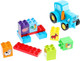 Миниатюра изображения товара Конструктор Город мастеров Большие кубики: Синий трактор / 10026-GK (14эл)