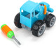 Миниатюра изображения товара Игрушка-конструктор Город мастеров С отверткой Синий трактор / 42007-ZH (17эл)
