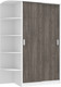 Миниатюра изображения товара Шкаф-купе Кортекс-мебель Лагуна ШК04-00 (белый/орех элия, левая консоль)